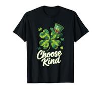 Choose Kind Puzzle Shamrock - Autism Awareness Irish Clover T-Shirt