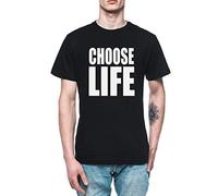 Choose Life Homme T-Shirt Tee Noir Men's Black T-Shirt