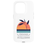 Choose Stillness Meditation Yoga Mindfulness Modern Clean Coque pour iPhone 15 Pro