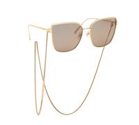 Chopard Femme Chopard IKCHG67 300X Lunettes de soleil Métal Or Marron Carré Antireflet