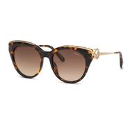 Chopard Femme Chopard SCHL04S 909 Lunettes de soleil Acétate Havane Marron Papillon Antireflet Ombré