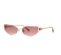 Chopard Femme Chopard SCHM60S 08FC Lunettes de soleil Métal Or Violet Géométrique Antireflet Nuancé