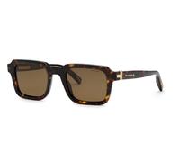 Chopard Homme Chopard SCH376 909P Lunettes de soleil Acétate Havane Marron Carré Polarisé