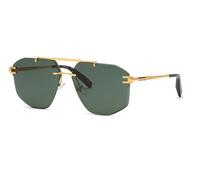 Chopard Homme SCHL23 400 Lunettes de soleil Métal Or Gris Pilote Antireflet