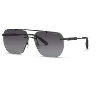 Chopard Homme SCHL53 672 Lunettes de soleil Métal Or Fumée Carré Antireflet Ombré