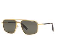Chopard Homme SCHL77 400P Lunettes de soleil Métal Or Vert Géométrique Antireflet
