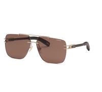 Chopard Homme SCHL78 0300 Lunettes de soleil Métal Or Marron Géométrique Antireflet