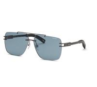Chopard Homme SCHL78 672 Lunettes de soleil Métal Or Bleu Géométrique Antireflet