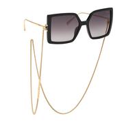 Chopard - Kit de lunettes de soleil avec chaîne - Femme - Accessoires - Noir - Taille: 56 MM