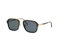 Chopard - Lunettes de soleil noires et dorées avec gris foncé - unisex - Accessoires - Noir - Taille: 55 MM
