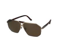 Chopard - Lunettes de Soleil Or Gris Satiné - Homme - Accessoires - Jaune - Taille: 62 MM