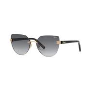Chopard Femme Chopard SCHM49S 300F Lunettes de soleil Métal Or Fumée Géométrique Antireflet Nuancé