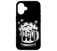 Chope à bière Blackwork Coque pour iPhone 16