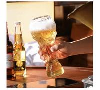 Chope à Bière pour Coupe Du Monde 2026, 800ml Verre Forme Coupe, Trophée Bière Verre pour Homme,Fête des Pères