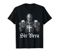 Chope à bière Sir Vera Knight - Armure médiévale des croisés T-Shirt