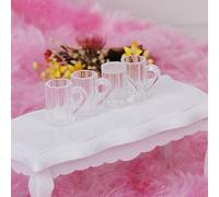 Chope à bière vide miniature 1/6 1/12 - Accessoire pour maison de poupée - Transparente - Réparée - Durabilité