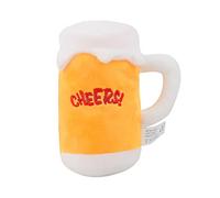 Chope de bière couinante en peluche pour chiot, jouet à mâcher, cadeau pour chiots et petits chiens