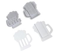 Chope de bière en silicone multi-usages pour pince à billets, décoration époxy, moule facile à démouler