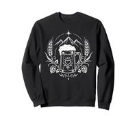 Chope De Bière Houblon Alpes Randonnée Fête Tradition Sweatshirt