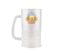 Chope de bière transparente