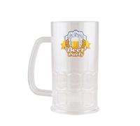 Chope de bière transparente