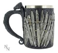 Chope Dragon et Epées de Chevaliers Médiévaux