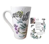 Chope Mug Conique géante Contemporain : Fleurs de sel Fabrication Manuelle Artisanale en Bretagne par Faiencerie de Pornic
