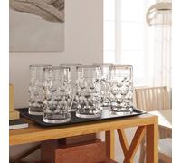 Chopes à bière avec anse verre 6 pcs 500 ml