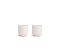 Chopes à vin chaud, 2 pièces, grès, 0,18 l, diamètre 7 x 7,5 cm, blanc Ellen / Sagaform