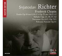 Chopin : Ballades, Etudes op.10 n°4, 10, 11 & op.25- n°5, 8, 11, 12, Polonaise-Fantaisie, Nocturnes op.62 n°2 & op.72 n°1