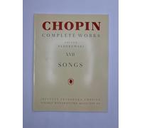 Chopin Complete Works XVII Piesni