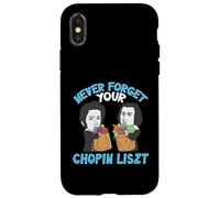 Chopin Liszt Musique Classique Amusante pour Hommes et Femmes Coque pour iPhone X/XS