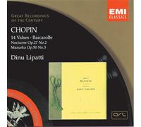 Valses, Barcarolle, Nocturne No. 2 Opus 27, Mazurka No. 3 Opus 50