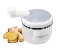 Chopper de nourriture à main - Moulin à ail manuel et mister végétarien | Petit robot culinaire compact, hachoir manuel manuel pour oignons, noix, herbes, gingembre, outil