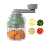 Chopper de nourriture manuel, processeur manuel d'aliments - Coupe-légumes portable portable portable en acier inoxydable en acier inoxydable - Dicer de salade de la maison