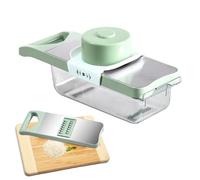 Choppeur de légumes manuel, coupeur de légumes d'hélico | de tomates à trancheuse à légumes multifonctionnels,Gadgets de cuisine sûre détachables, Slicer d'oignon pour déchiqueter, trancher, broyage