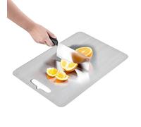 Chopping Board - Stainless Steel Cutting Board, Multi-Use Kitchen Boards | Food Grade Metal Cutting Mat | Durable Carving Boards And Serving Tray For Meat, Vegetables, Fruit, BBQ, Camping, Home