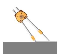 Chopstick Trainer, Practice Tool, Capybara Shape Skill Builder Learning Aid Compact Size Encourages Practice Eco Friendly Dishwasher Safe, Trainer for Kids, Beginner, Eating, Home