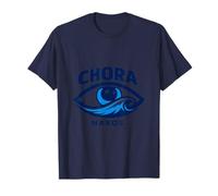 Chora Naxos Grec Eye Wave Design T-Shirt