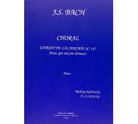 Choral jesus que ma joie demeure extr. cantate n147 --- piano