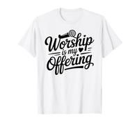 Chorale Chanteur Gospel église culte Religieuse offrande Chanter T-Shirt
