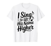 Chorale Chanteur Gospel église culte Religieux chanteuse Ascenseur Jésus T-Shirt