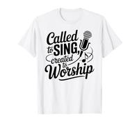 Chorale Chanteuse Gospel Church Culte Religieux Appel Chanter T-Shirt