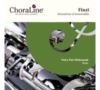 ChoraLine Voice Part Rehearsal Recordings - BASS Voice Part for Finzi Intimations of Immorality Rehearsal CD