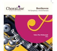 ChoraLine Voice Part Rehearsal Recordings - Beethoven 9th (Choral) Symphony / Choral Fantasia ALTO Voice Part Rehearsal CD