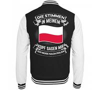 Chorchester Pour tous ceux qui aiment la Pologne - Veste de survêtement College. - Noir - M