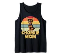 Chorkie Mom Funny Retro Dog Lover Chihuahua Yorkshire Mix Owner Débardeur