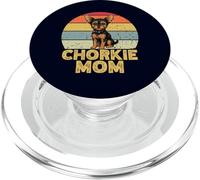 Chorkie Mom Funny Retro Dog Lover Chihuahua Yorkshire Mix Owner PopSockets PopGrip pour MagSafe