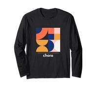 Choro - T-Shirt Vintage Groupe de Musique Latine Jazz Manche Longue