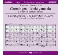 Weihnachts-Oratorium BWV 248 – Chant alto – 2 CD – Edition Peters